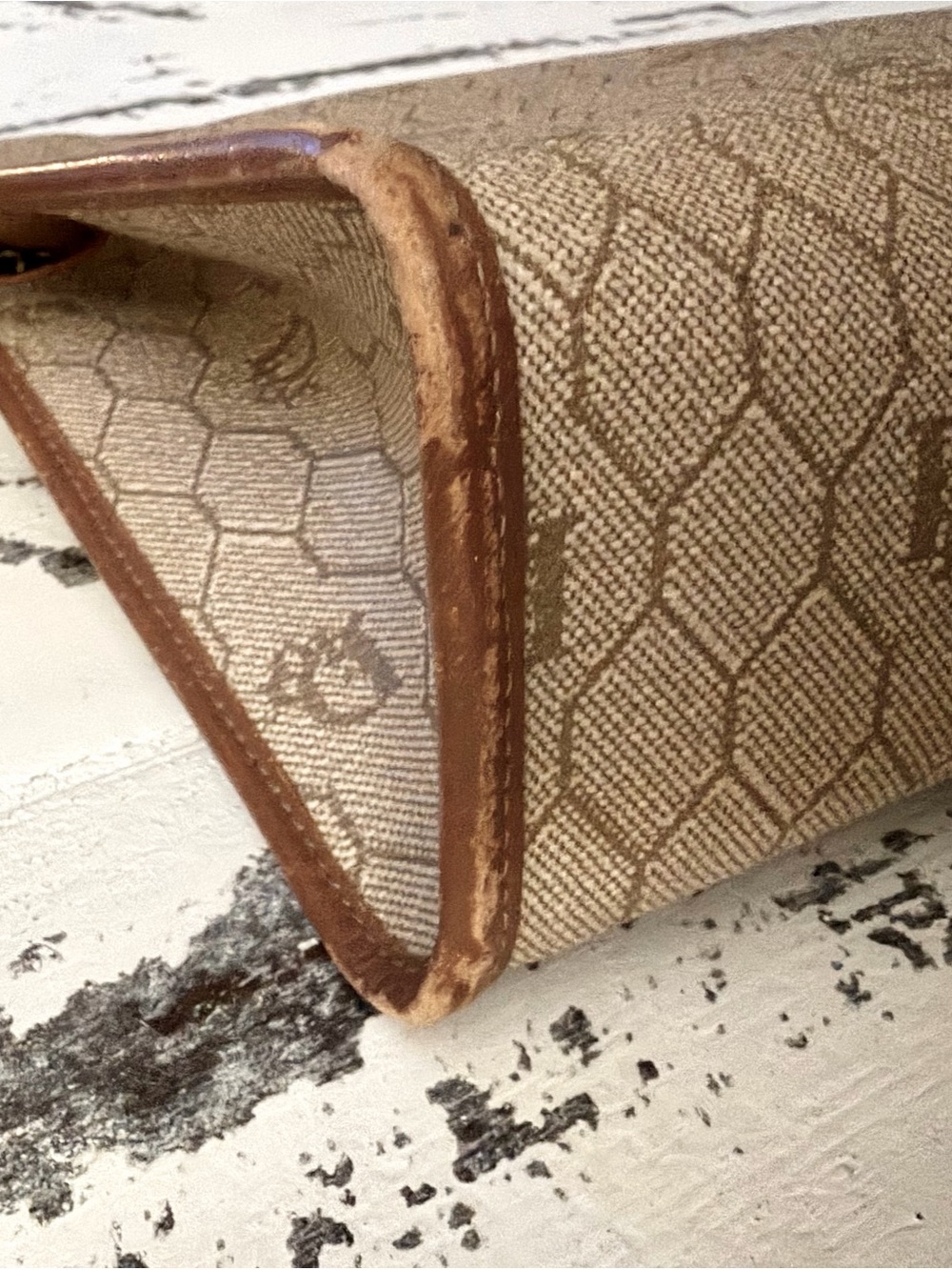 Christian Dior Vintage Monogram Chain Pouch / Clutch Bag - Picture 8 of 9